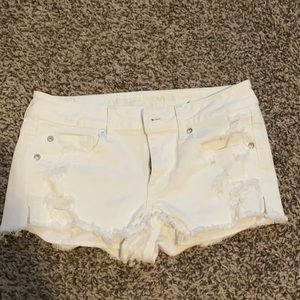 white AE shorts